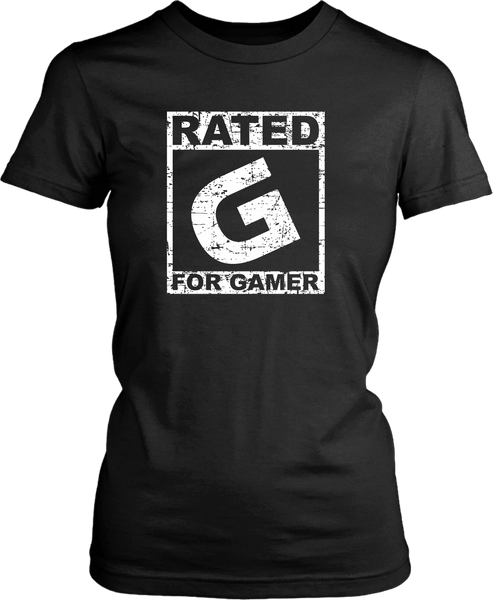 Rated G For Gamer T-shirt - xpertapparel