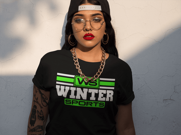 WS - Winter Sports T- Shirt Lime Green - xpertapparel