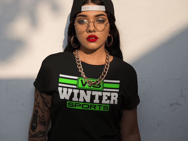 WS - Winter Sports T- Shirt Lime Green - xpertapparel