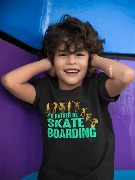 I'd rather be Skate Boarding, T shirt - xpertapparel