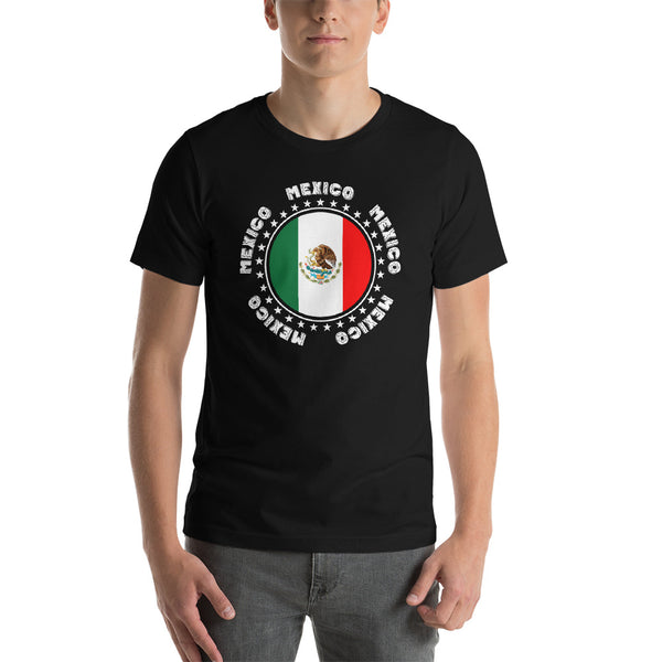 Mexico Spirit Shirt - Mexico Flag Casual Men's T-shirt