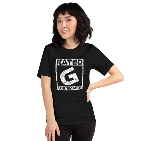 Rated G For Gamer T-shirt - xpertapparel