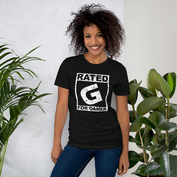 Rated G For Gamer T-shirt - xpertapparel