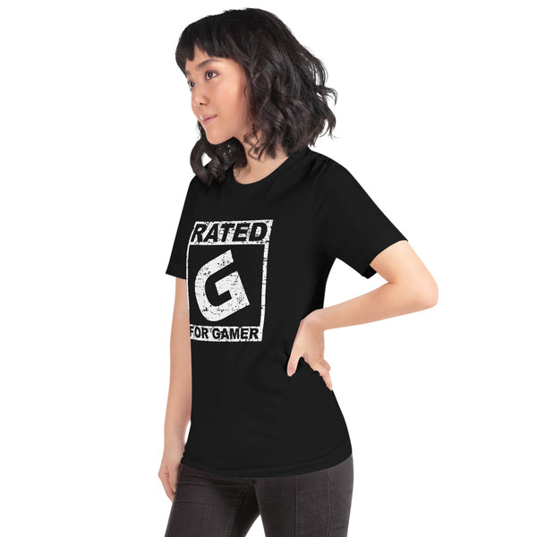 Rated G For Gamer T-shirt - xpertapparel