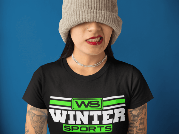 WS - Winter Sports T- Shirt Lime Green - xpertapparel