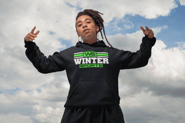 WS - Winter Sports T- Shirt Lime Green - xpertapparel