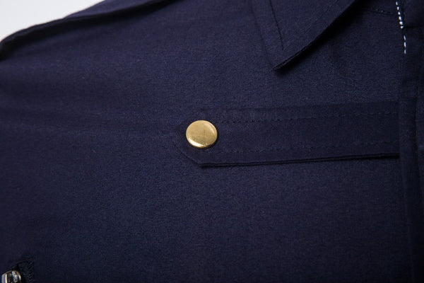 Men's Long Sleeve Cargo Shirt Casual Slim Fit button down shirt. - xpertapparel
