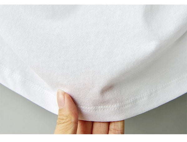 Women Tops 2019 Fashion Women's Cotton Blouse Short Sleeve O-Neck Blouse Large Size S-7XL - xpertapparel