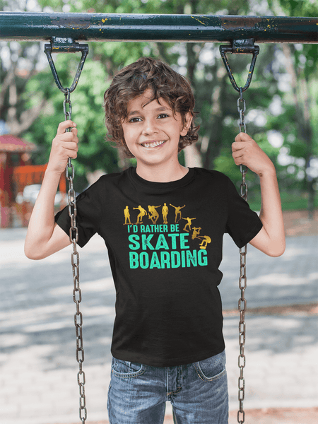 I'd rather be Skate Boarding, T shirt - xpertapparel